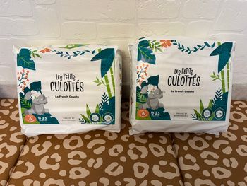 2 paquets de couches à enfiler les petits culottés 