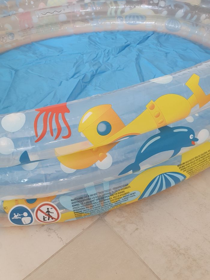 Piscine gonflable enfant 135 cm diamètre - photo numéro 2