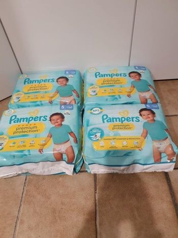 Couches Pampers premium-protection taille 5