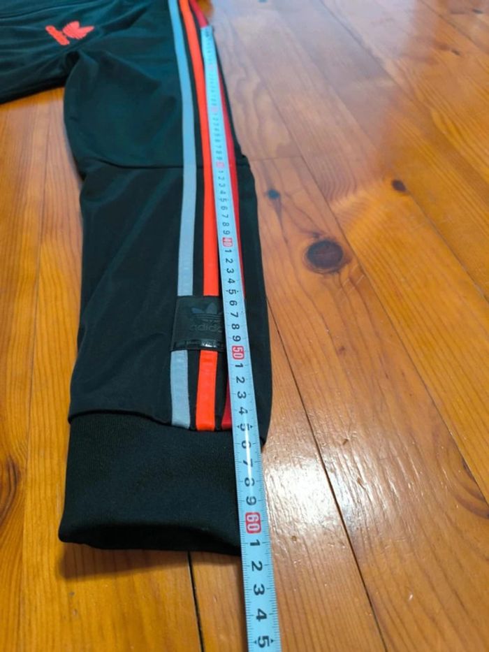 Veste Adidas - Chile 20 - Noir/Rouge/Abricot - Logo brodé - Taille S - photo numéro 11