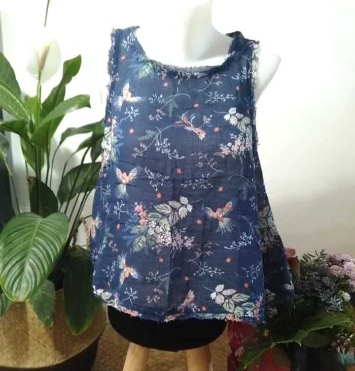 Débardeur taille S Joe rétro 100% coton neuf sans étiquette - photo numéro 2