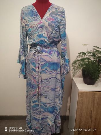 Robe portefeuille fluide