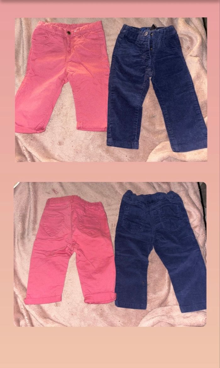 Lots de shorts et pantalons filles - photo numéro 3