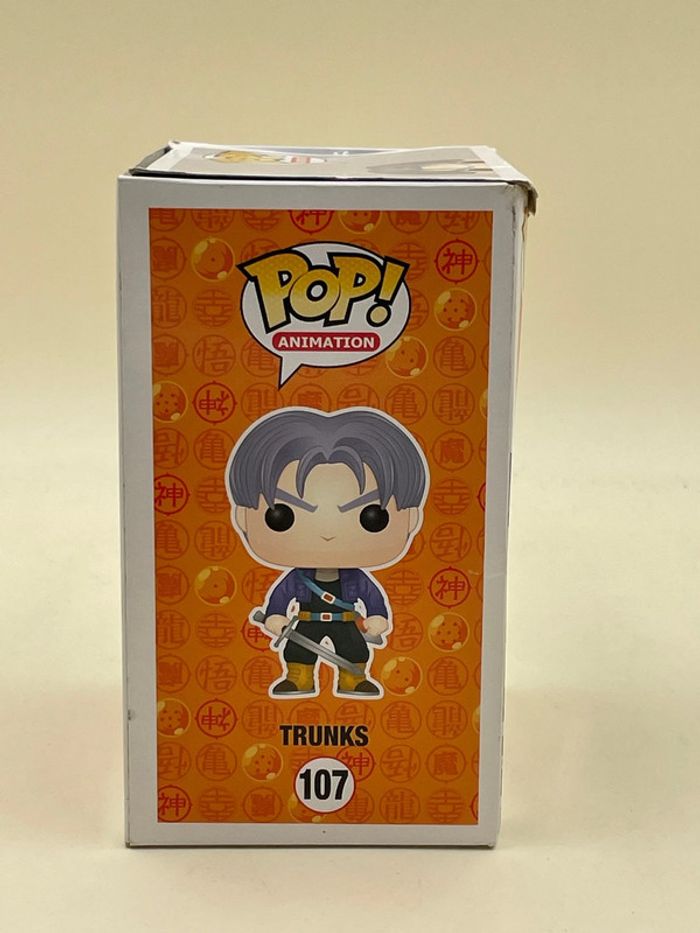 Figurine Funko Pop Dragon Ball Z Trunks N•107 - photo numéro 3