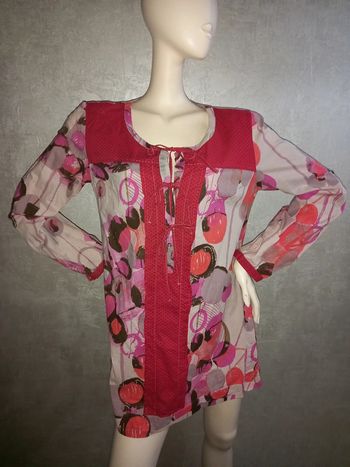 tunique rose et coloré one step taille 42