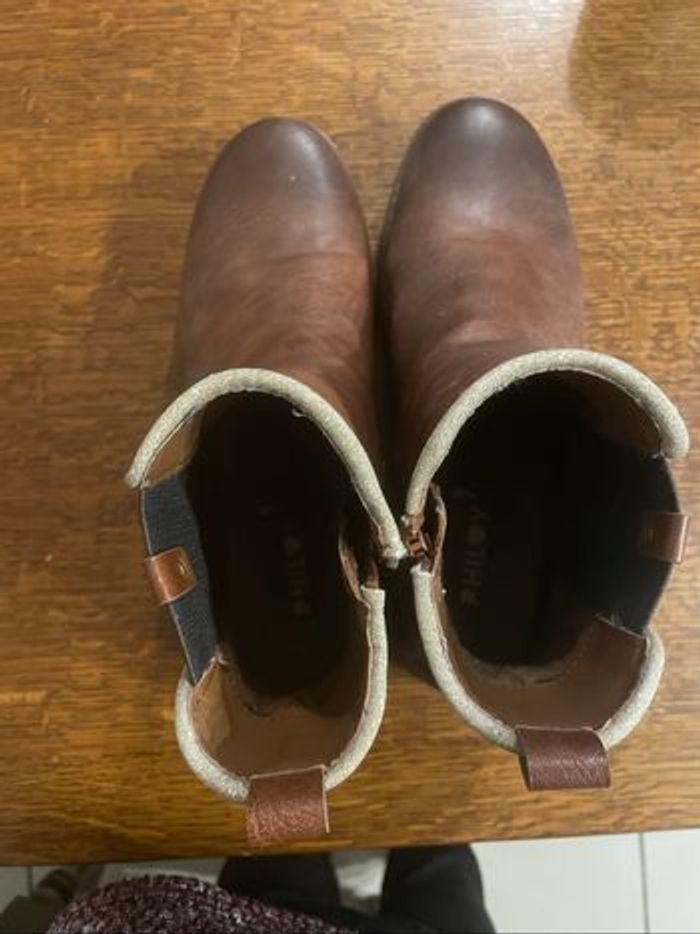 Bottines marrons