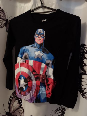 T shirt  Captain America 7/8ans
