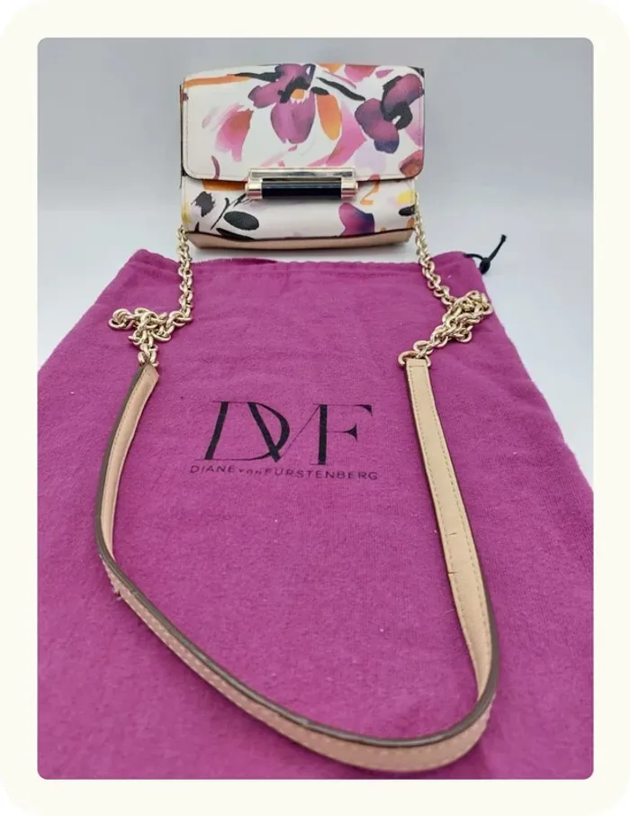 Périr sac à bandoulières fleuri femme Diane Von furstenberg