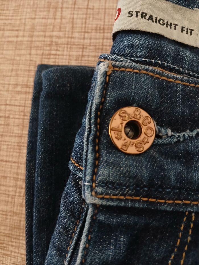 Levi's jean 470 straight fit taille basse 34 - photo numéro 5