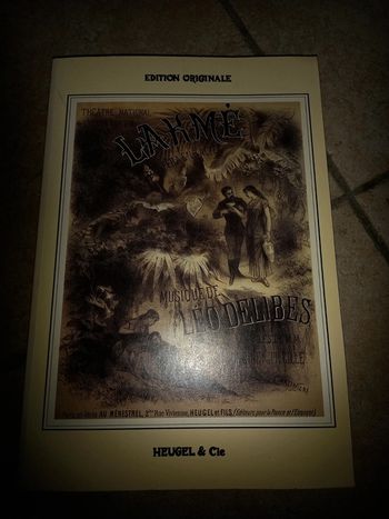 Livre lakmé léo delibes