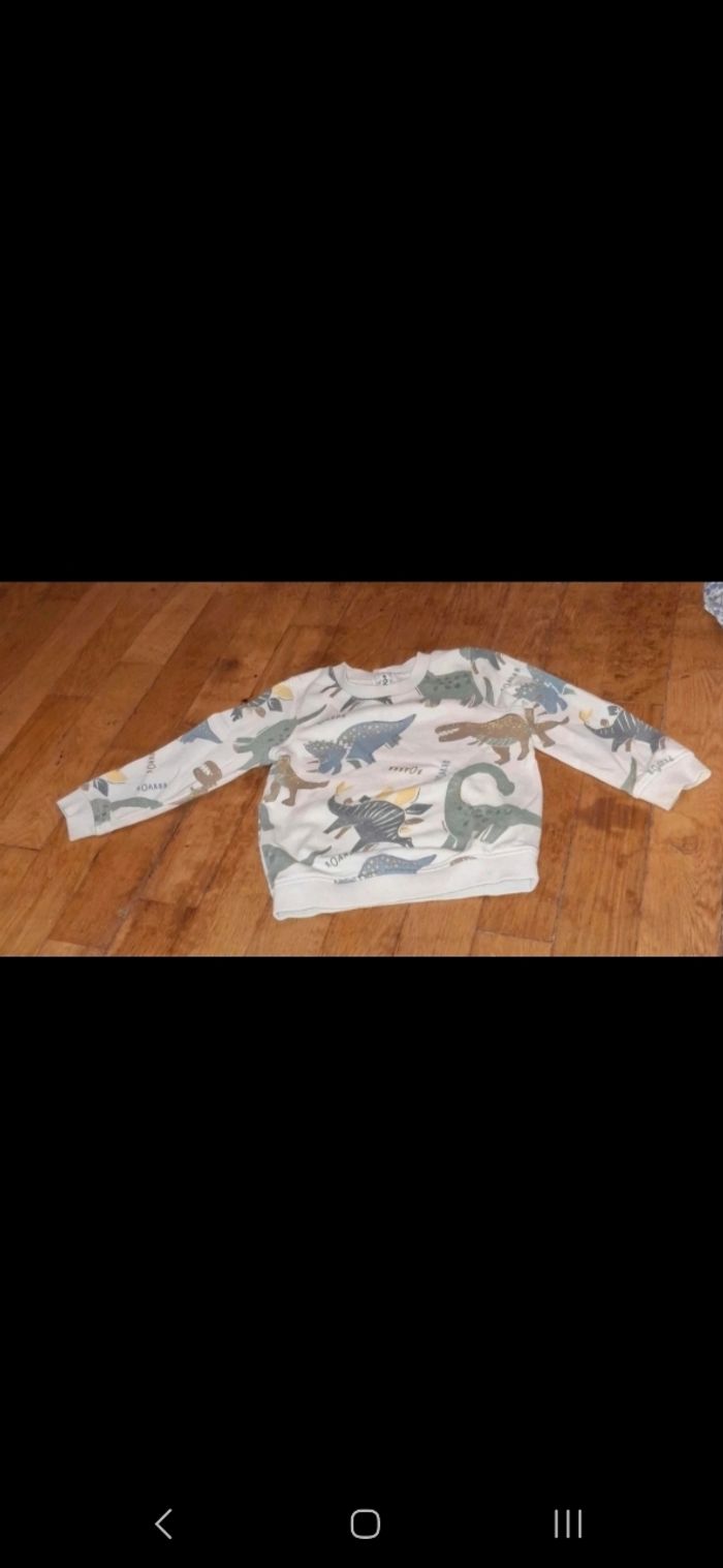 Pull dinosaure 24 mois 2 ans gemo