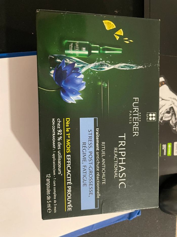 René Furterer Triphasic Reactional - Traitement Antichute Réactionnelle - 12 ampoules