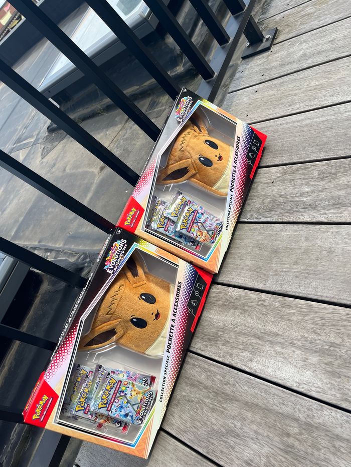 Lot de 2 coffrets Pokémon accessoire Evoli - Évolutions prismatiques - photo numéro 2