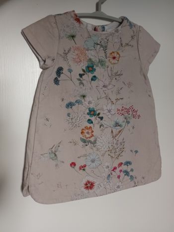 Robe Zara beige 18 / 24 mois