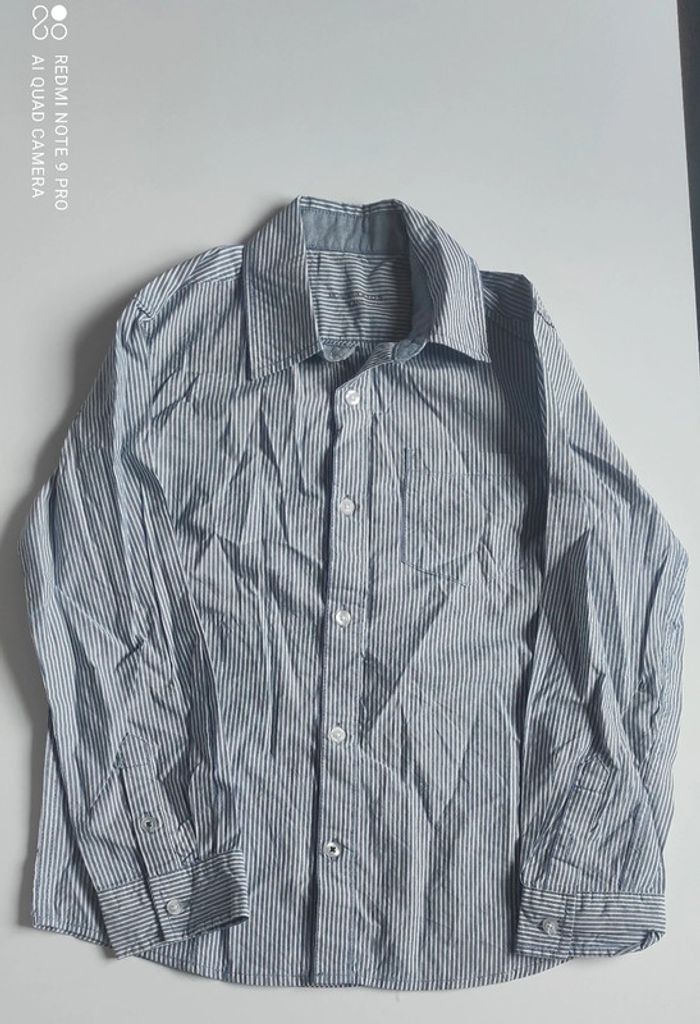 Chemise garçon manche longue