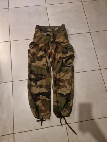 Pantalon de treillis camouflage militaire félin zone chaude Taille S