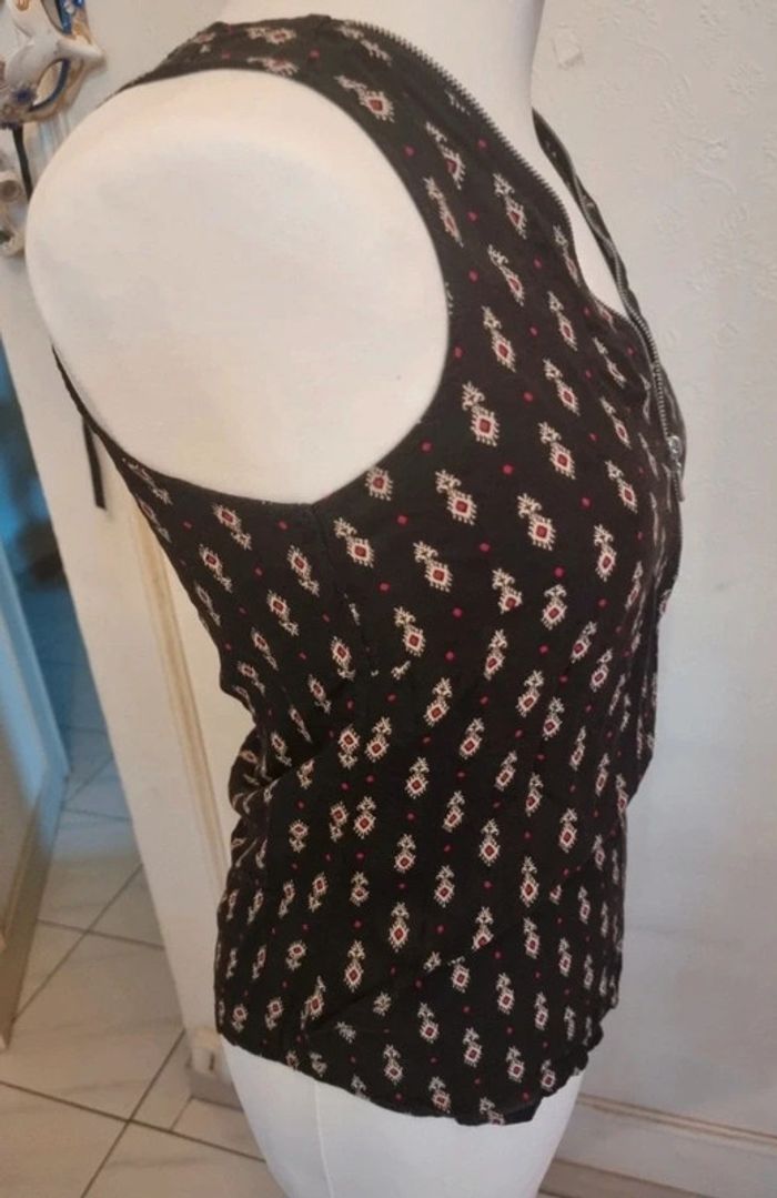 Tunique debardeur noir motifs - photo numéro 4