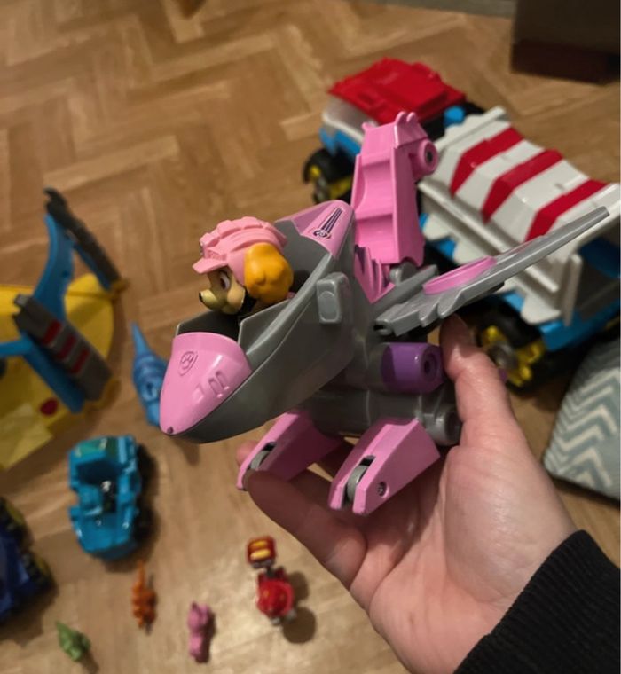 Gros lot de jouets pat patrouille mission dino - photo numéro 9