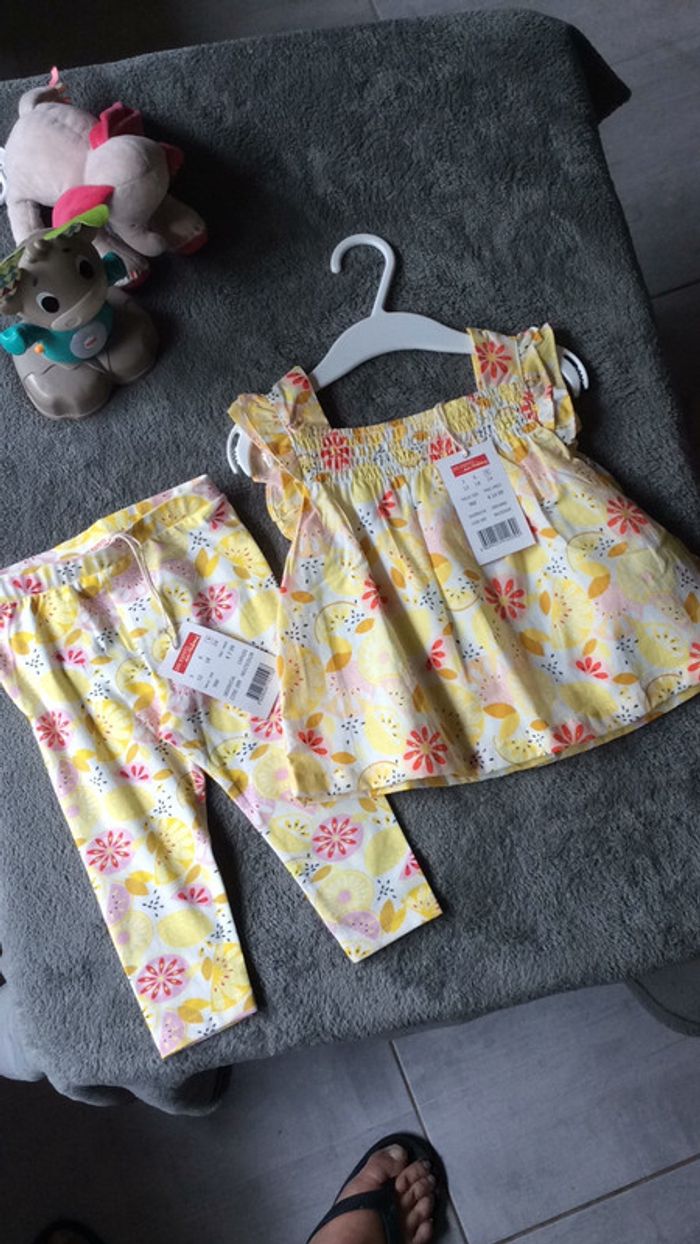 Ensemble 2 pièces robe et legging - photo numéro 2