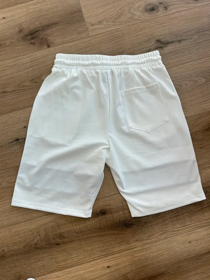 Short homme blanc taille M short sport homme - photo numéro 3