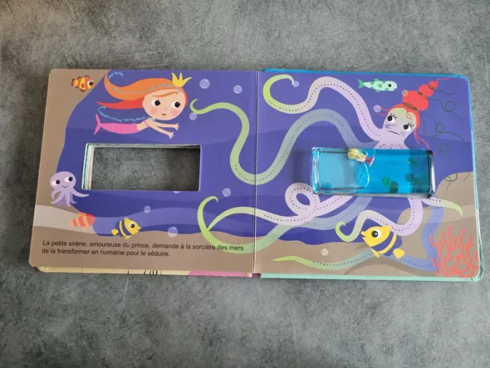 La petite sirène - mon livre aquarium - photo numéro 3