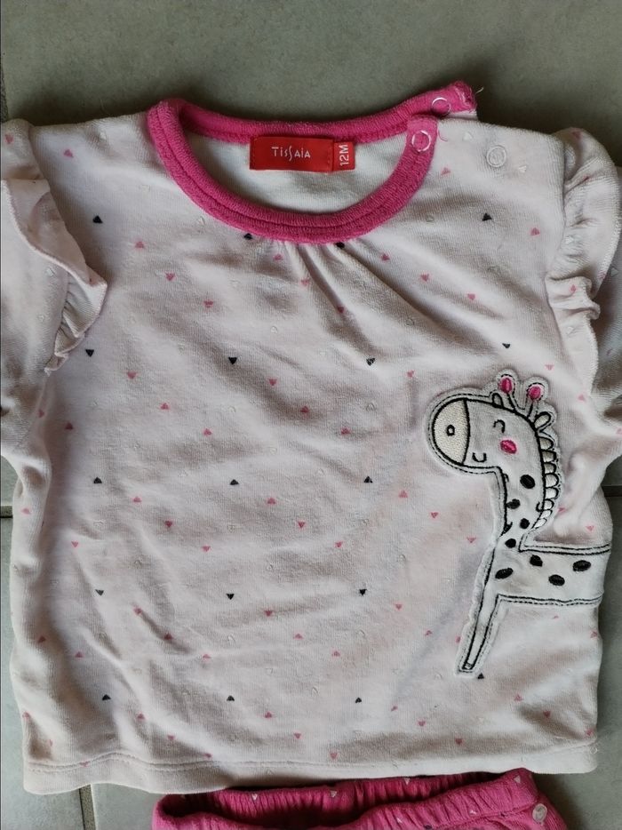 Pyjama 2 pièces, taille 12 mois - photo numéro 2