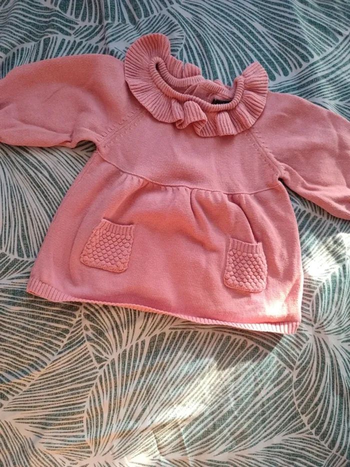 Robe naissance 🎀 1mois 55cm - photo numéro 2