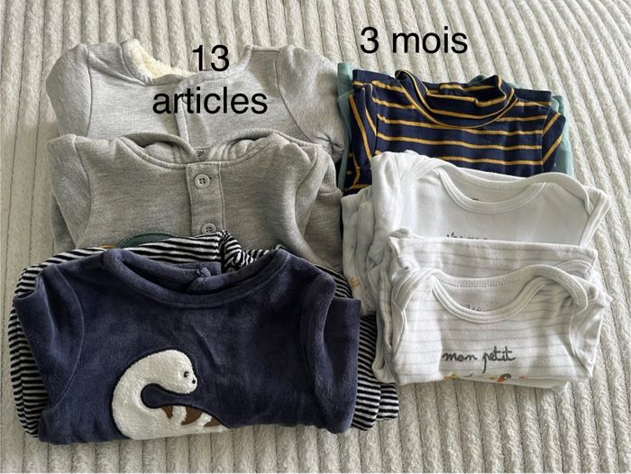 Lot vêtements 3mois