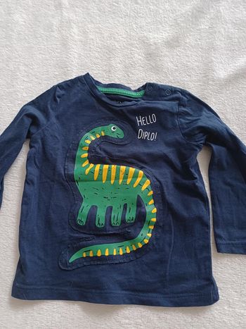 T-shirt bleu marine 18 mois