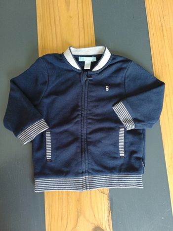Veste zippée marinière parfait état