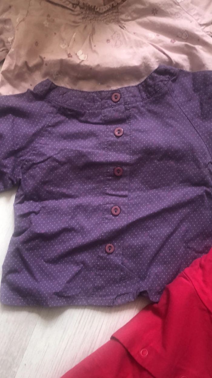 Lot blouse tee shirt ml et pantalon 3 mois - photo numéro 4