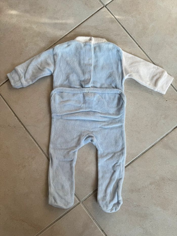 Pyjama bébé en velours - photo numéro 2