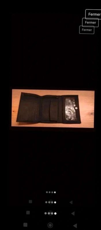 Portefeuille noir