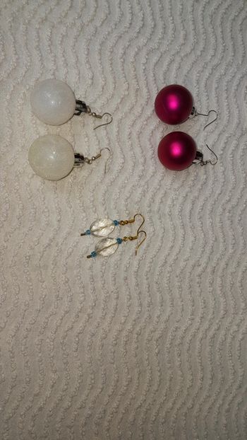 Boucle d'oreille noel