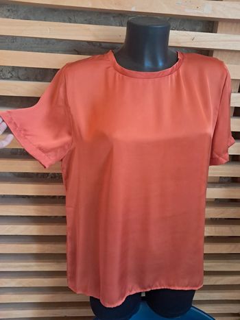 Liu Jo tee-shirt blouse été orange T.42 neuf