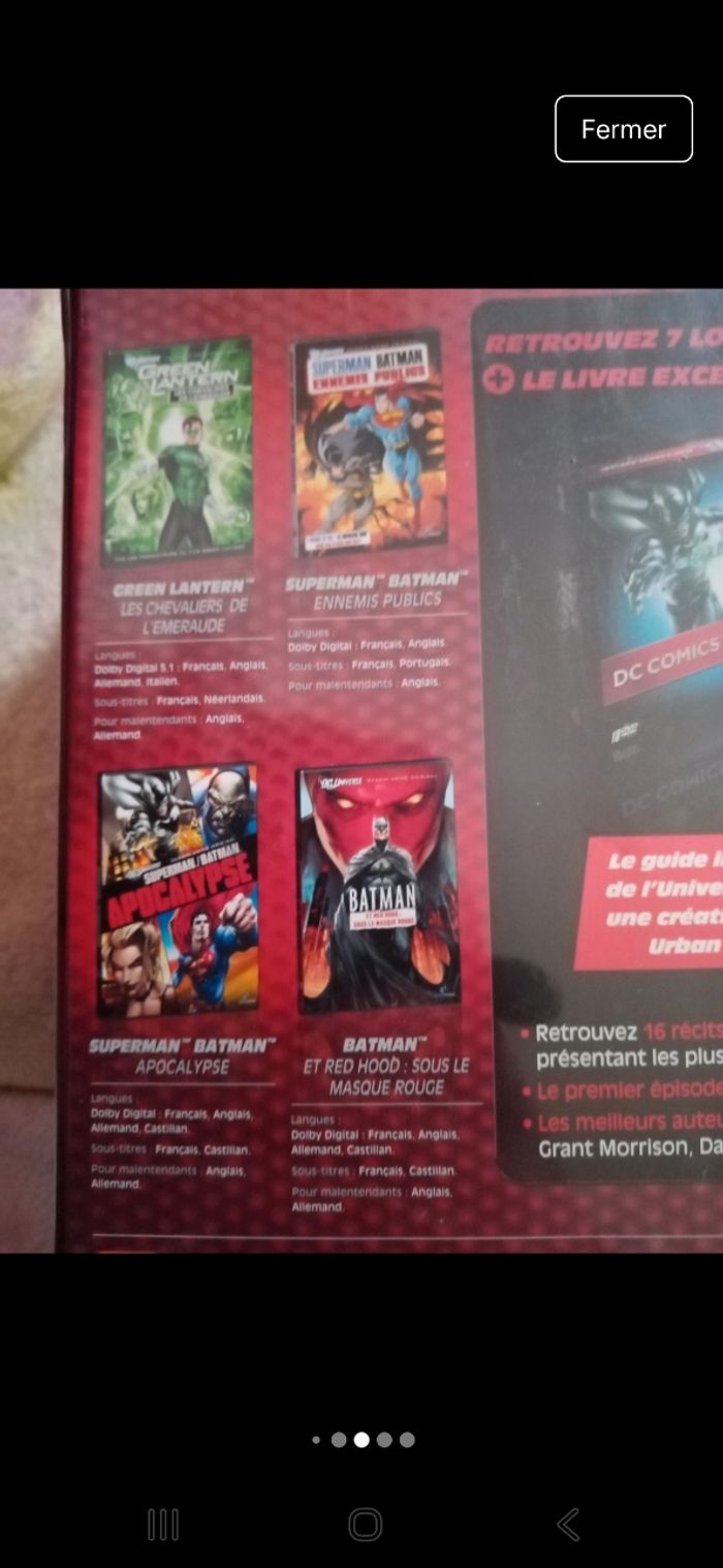 Dvd dc comics - photo numéro 5