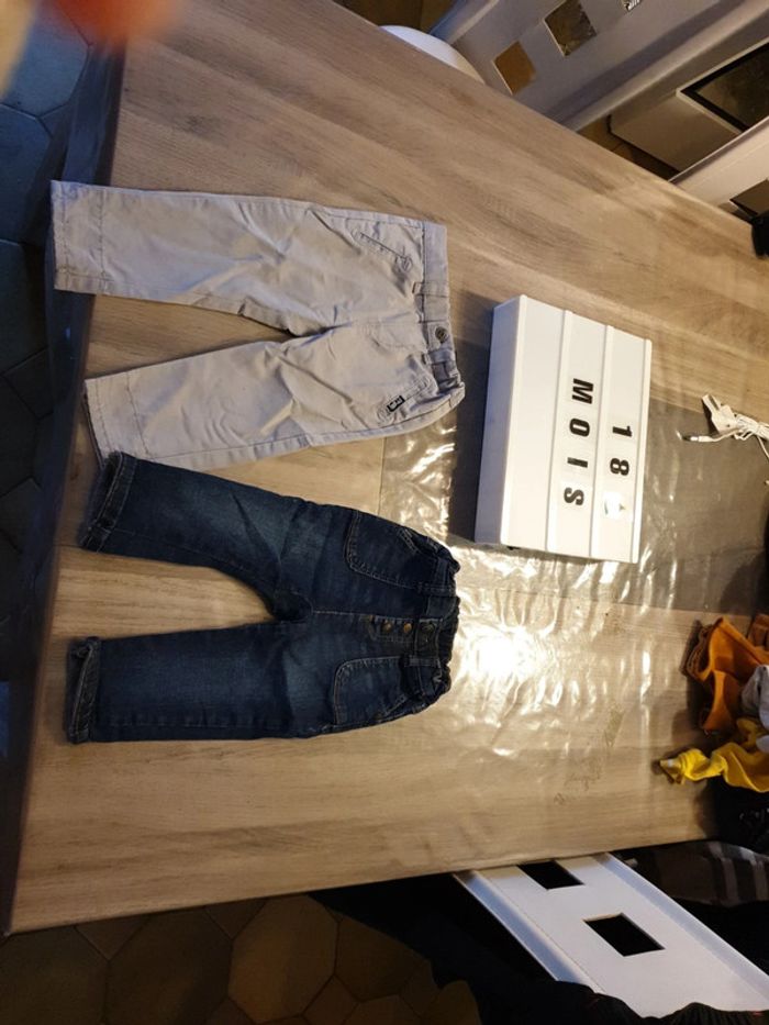 2 jeans 18 mois