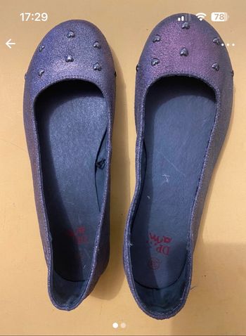 Chaussures D.P.A.M plates cuir en 33