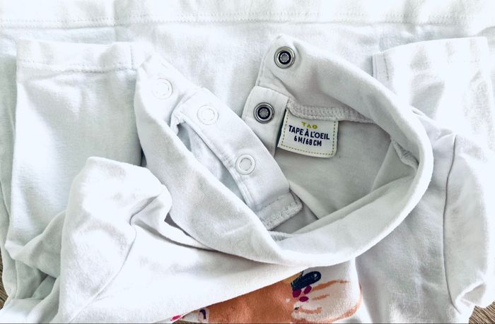 tee-shirts « tape à l’œil » 6 mois - photo numéro 3