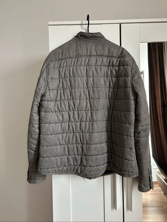 Veste grise unie matelassée Homme Zara Tailles L-XL - photo numéro 7
