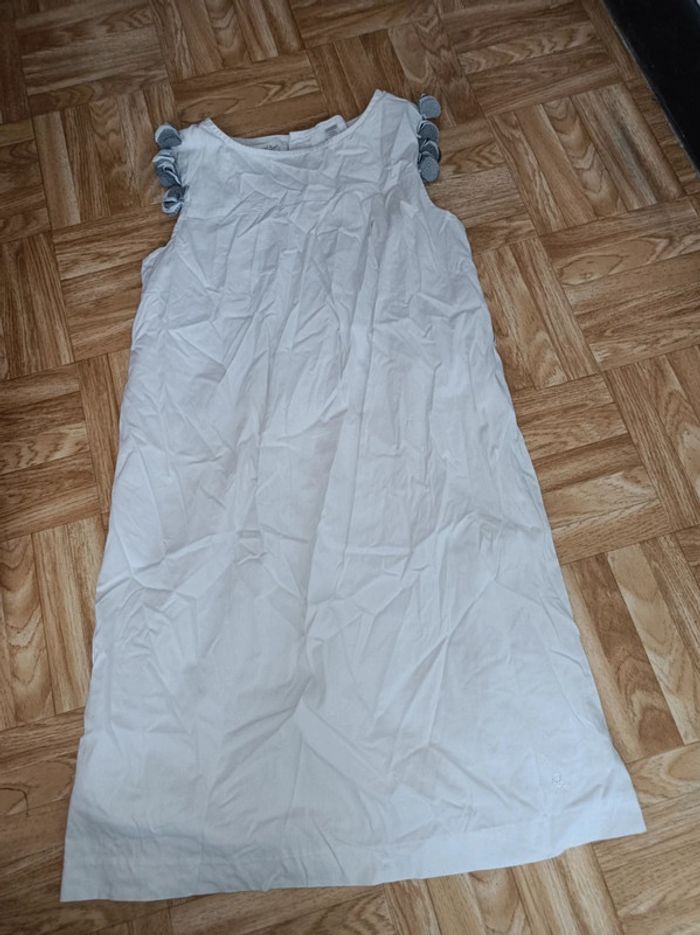 Robe fille blanche Okaïdi taille 12 ans en excellent état