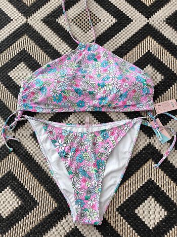 Maillot de Bain Fleuri - Taille XL 42 Neuf avec Étiquette