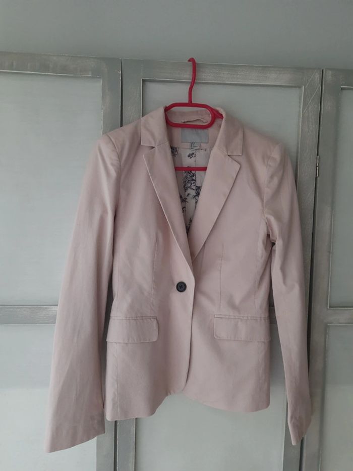 Veste blazer rose H&M
