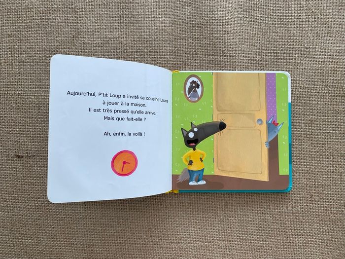 Livre p'tit loup ne veut pas partager Auzou - photo numéro 2