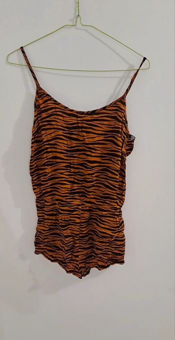 Pyjashort tigré orange noir, undiz, taille S (36)