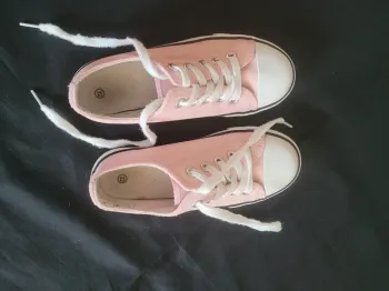 Tennis roses à paillettes taille 32