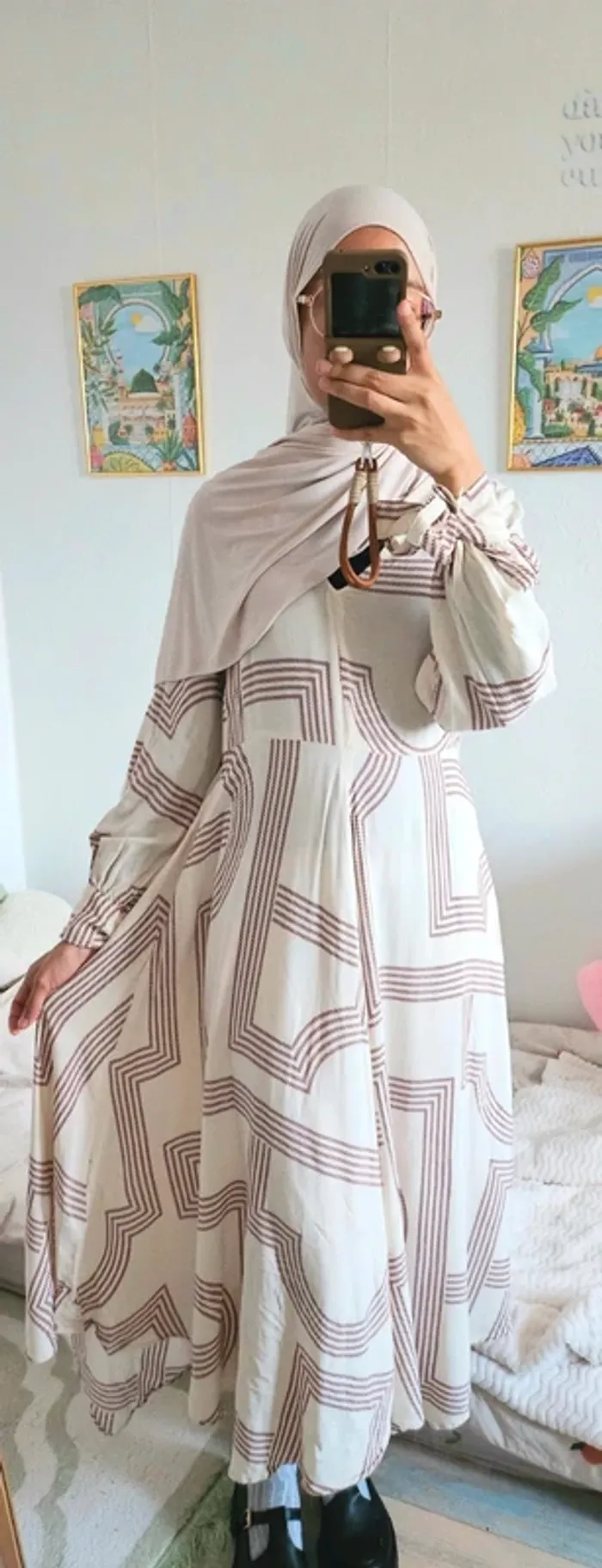 Robe fluide imprimée H&M - Taille 40