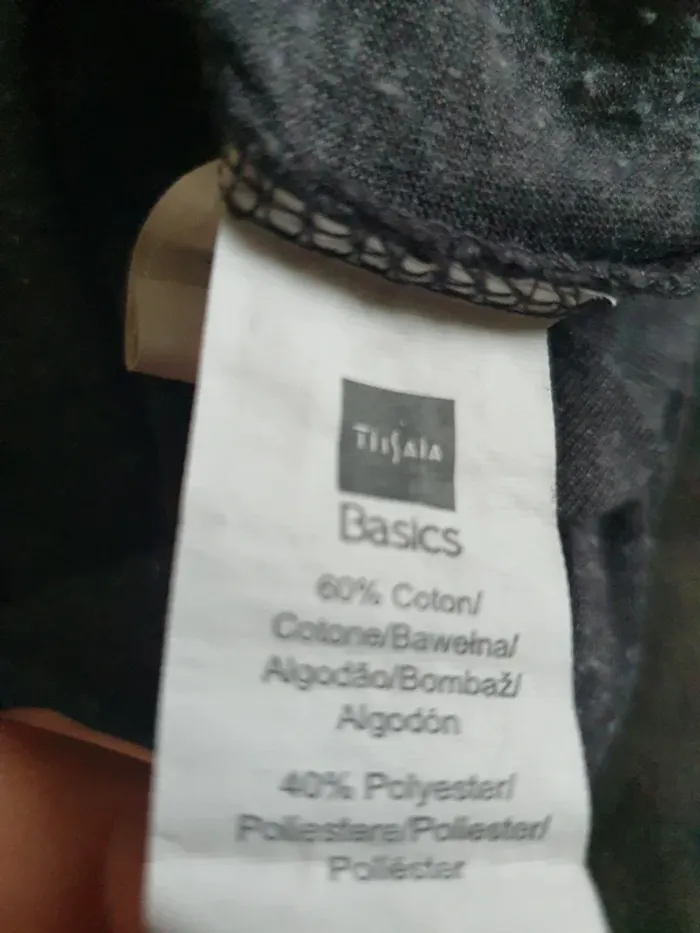 T-shirt gris foncé Tissaia taille 12 ans - photo numéro 3