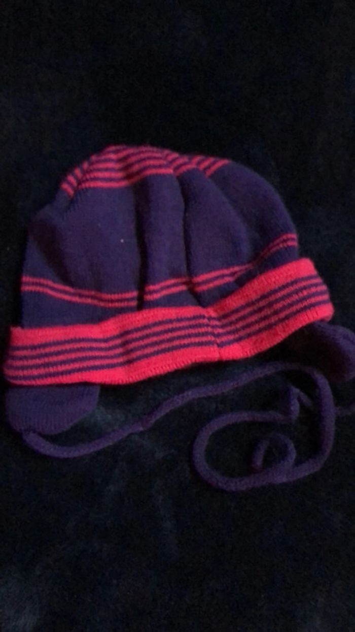 Lot  bonnets fille avec cache-oreilles - photo numéro 6