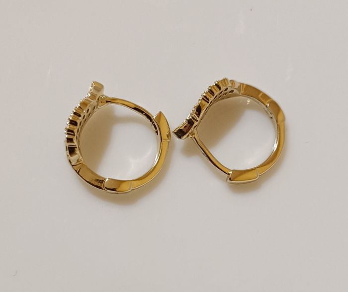 Boucles d'oreilles plaqué or - photo numéro 3